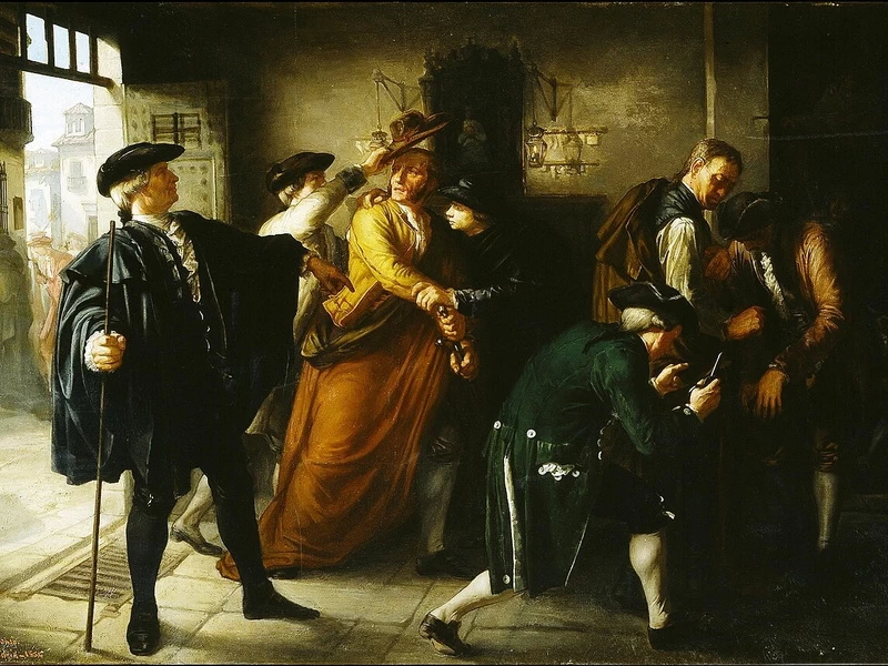 1840-José Martí y Monsó - Le rivolte di Esquilache, avvenute a Madrid nel 1766 durante il regno di Carlo III di Spagna